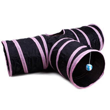 Load image into Gallery viewer, Practical Cat tunnel foldable indoor and outdoor Pet training toy rabbit Cat Dog animal game tunnel tube