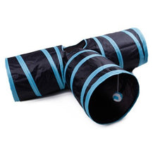 Load image into Gallery viewer, Practical Cat tunnel foldable indoor and outdoor Pet training toy rabbit Cat Dog animal game tunnel tube