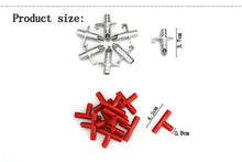 Load image into Gallery viewer, 100pcs Rabbit Drinking Fountains Nipple Drinker Stainless Steel Equipped With Spring And Tee Livestock Feeding Watering Supplies
