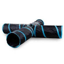 Load image into Gallery viewer, Practical Cat tunnel foldable indoor and outdoor Pet training toy rabbit Cat Dog animal game tunnel tube
